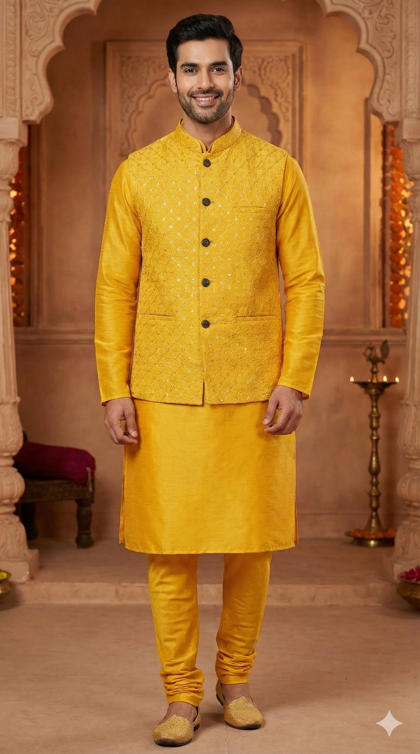 Yellow Kurta Pajama